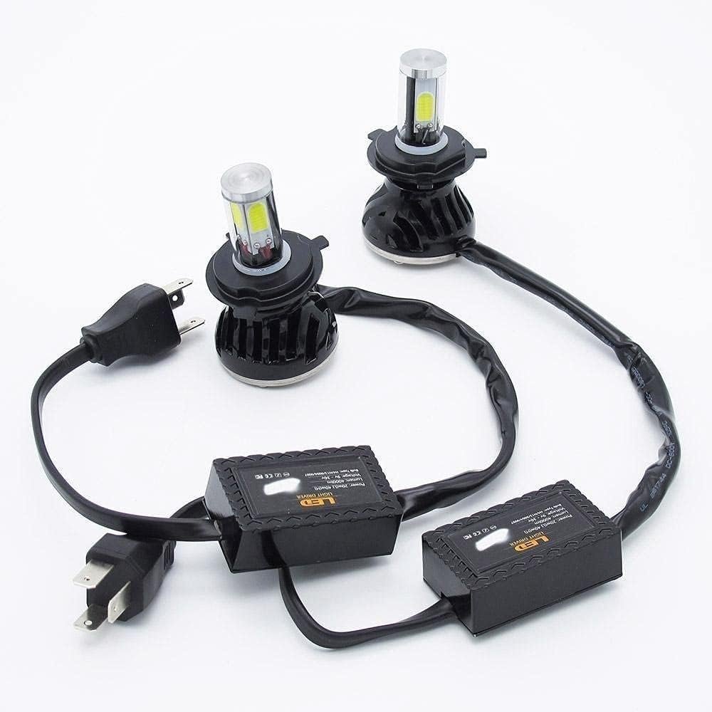 Kit Lampe de phare H4 LED 4 Directions 4000LM - مصابيح إضاءة أمامية للسيارات - الصورة 7