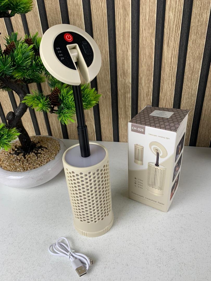 ⁦Lampe de camping design en nid d’abeille avec 3 couleurs variable rechargeable⁩ - الصورة ⁦4⁩