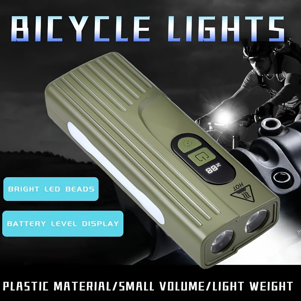 Lampe de Vélo Rechargeable Z-838 Multi-Fonction - Éclairage LED Puissant Lumière Latérale RGB - مصباح دراجة متعدد الوظائف مع إضاءة جانبية ملونة ومغناطيس قوي - الصورة 11