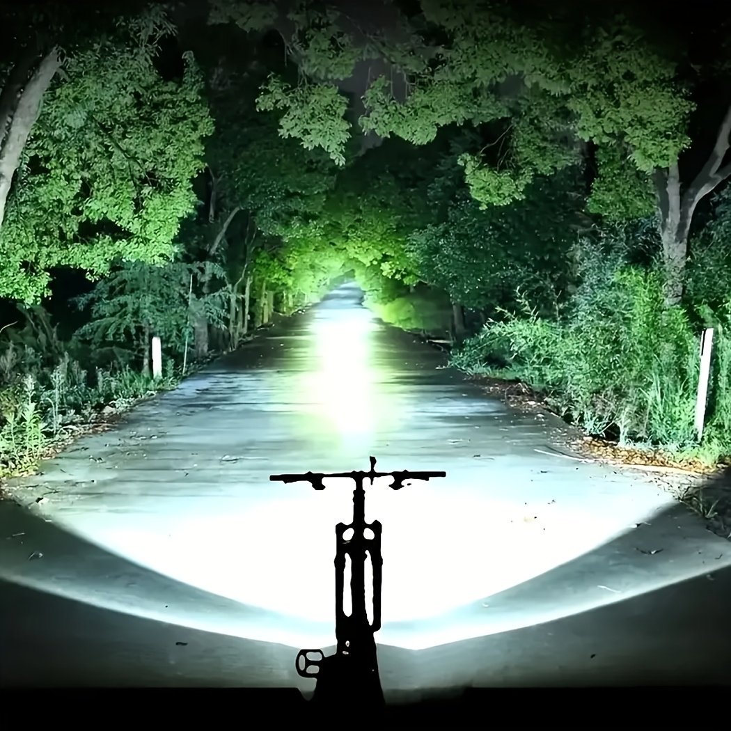 Lampe de Vélo Rechargeable Z-838 Multi-Fonction - Éclairage LED Puissant Lumière Latérale RGB - مصباح دراجة متعدد الوظائف مع إضاءة جانبية ملونة ومغناطيس قوي - الصورة 17