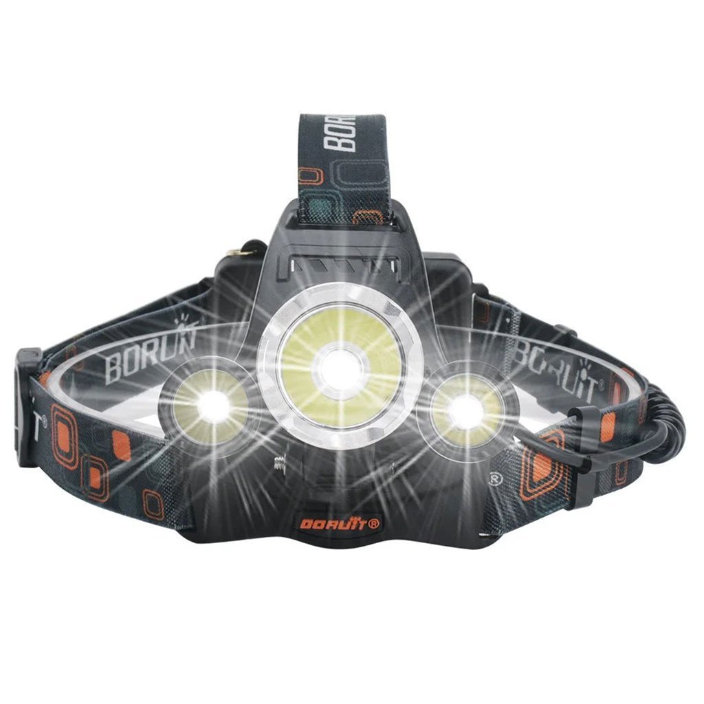 Lampe frontale LED 4 modes 6000K USB rechargeable - الصورة 6