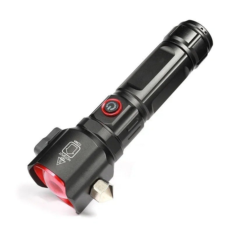 Lampe Torche Multifonctionnel LED Puissante Rechargeable par USB Avec PowerBank – طورش عالي السطوع - الصورة 4