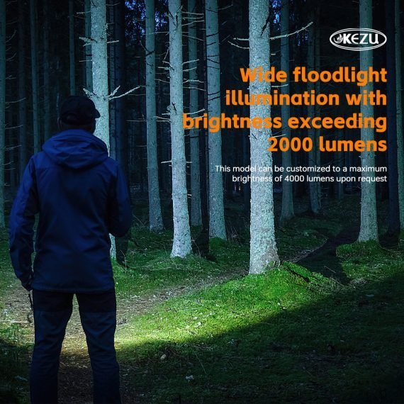 Lampe Torche tactique ultra-puissant 2000 lumens Portée 600 mètres battrie 16000mAh - مصباح يدوي تكتيكي فائق القوة - الصورة 10