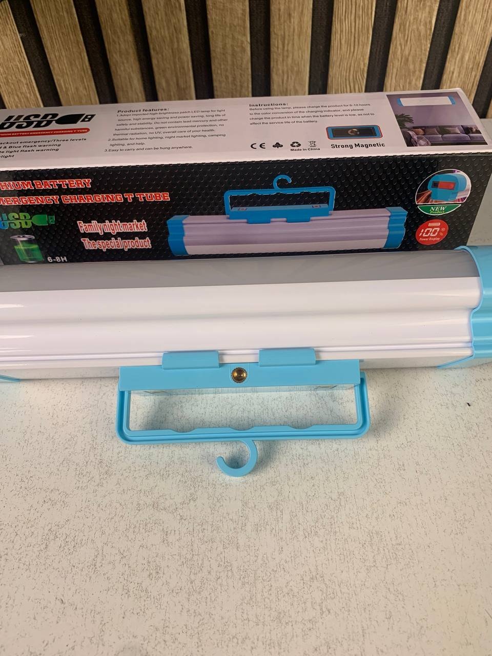 Lanterne de Camping 5-en-1 avec Power Bank GM 6000mAh - مصباح التخييم المغناطيسي متعدد المهام - الصورة 11