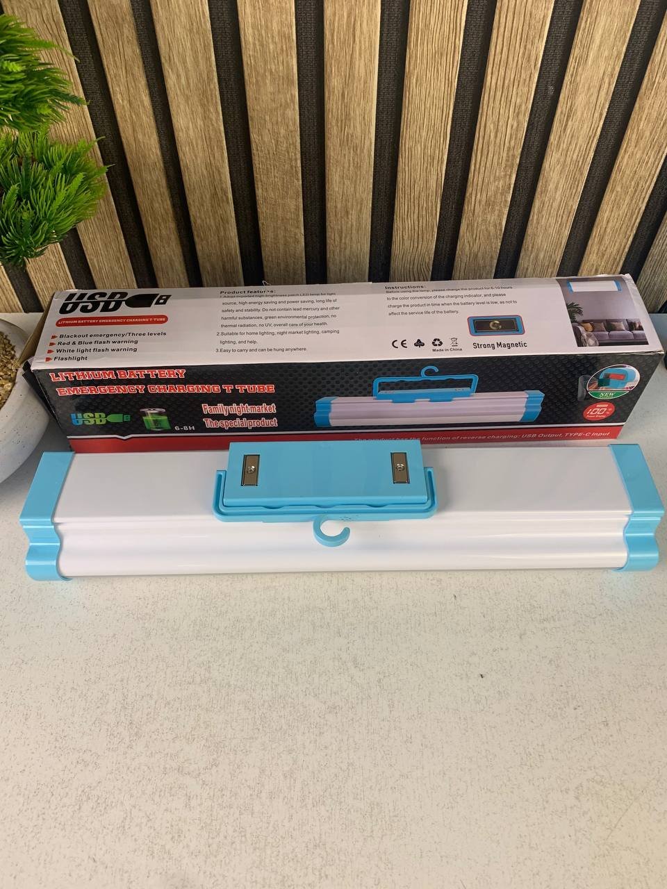 Lanterne de Camping 5-en-1 avec Power Bank GM 6000mAh - مصباح التخييم المغناطيسي متعدد المهام - الصورة 8