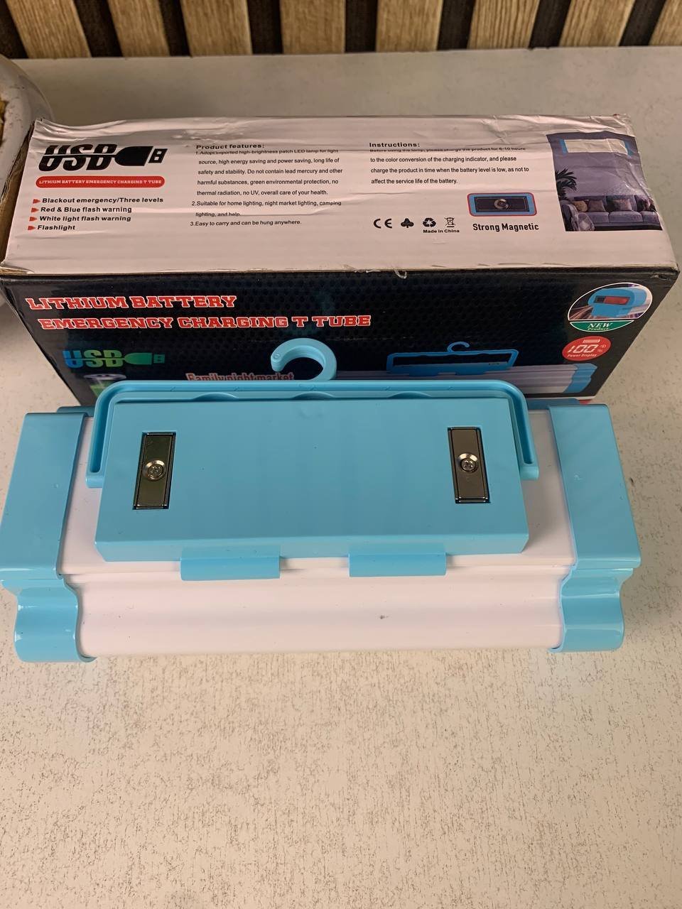 ⁦Lanterne de Camping 5-en-1 avec Power Bank PM 3000mAh - مصباح التخييم المغناطيسي متعدد المهام⁩ - الصورة ⁦11⁩