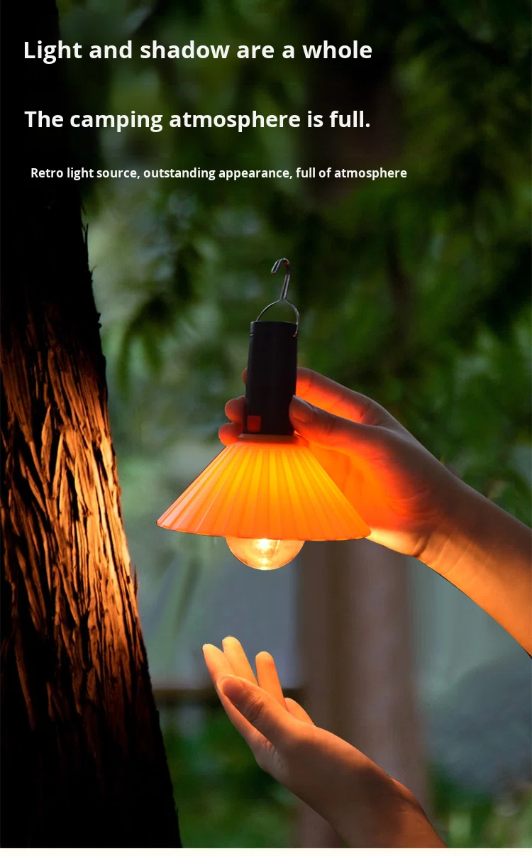 ⁦Lanterne de Camping Rechargeable 3 Niveaux de Luminosité avec Crochet de Suspension - مصباح تخييم وطوارئ قابل للشحن مع خطاف تعليق و3 مستويات إضاءة⁩ - الصورة ⁦15⁩