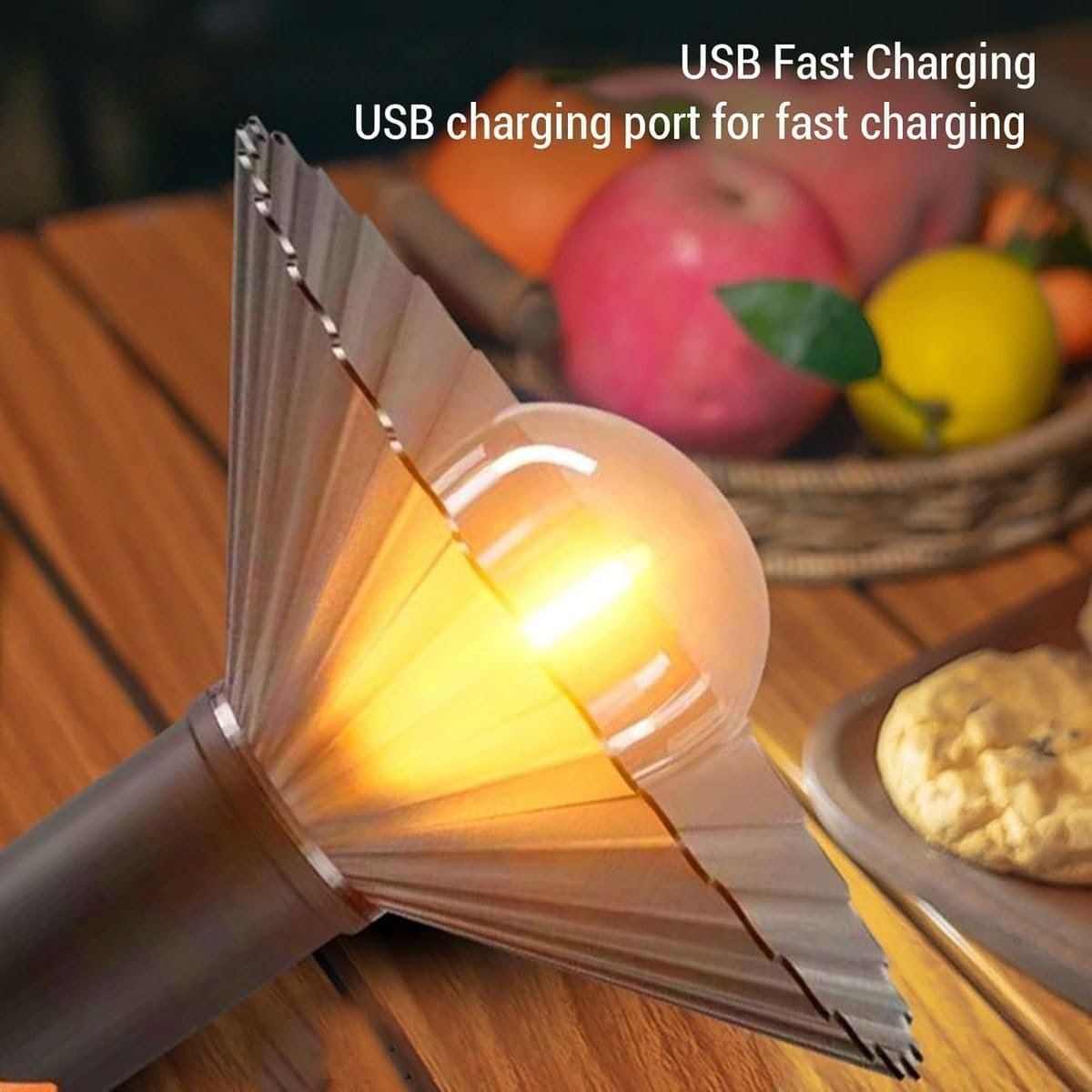 ⁦Lanterne de Camping Rechargeable 3 Niveaux de Luminosité avec Crochet de Suspension - مصباح تخييم وطوارئ قابل للشحن مع خطاف تعليق و3 مستويات إضاءة⁩ - الصورة ⁦3⁩