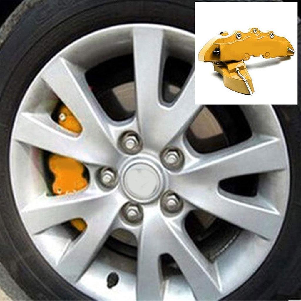 Lot de 2 caches étriers de frein de voiture durables 3D 25cm - الصورة 3