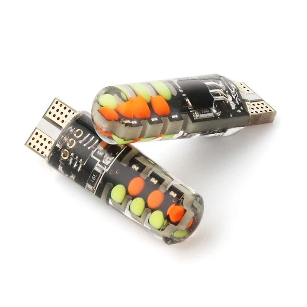 Lot de 2 LED Multicolore pour Voiture 12V T10 - الصورة 4