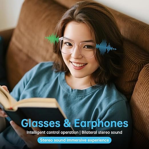⁦Lunettes Connectées F20 de Traduction IA et Audio Open-Ear Bluetooth 5.4 - نظارات المترجم الذكية بالذكاء الاصطناعي⁩ - الصورة ⁦9⁩