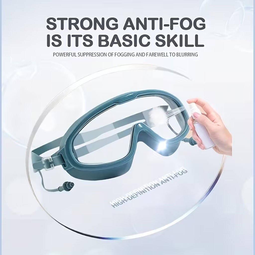 ⁦Lunettes de Natation Anti-Buée et Protection UV400 - نظارات سباحة احترافية مضادة للضباب والأشعة فوق البنفسجية برؤية 180درجة⁩ - الصورة ⁦11⁩