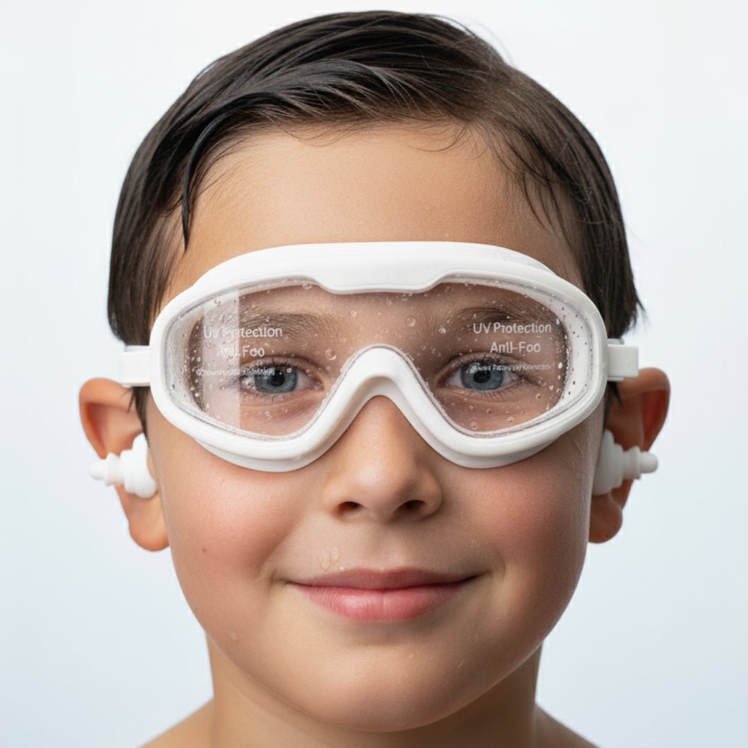 ⁦Lunettes de Natation Anti-Buée et Protection UV400 - نظارات سباحة احترافية مضادة للضباب والأشعة فوق البنفسجية برؤية 180درجة⁩ - الصورة ⁦4⁩