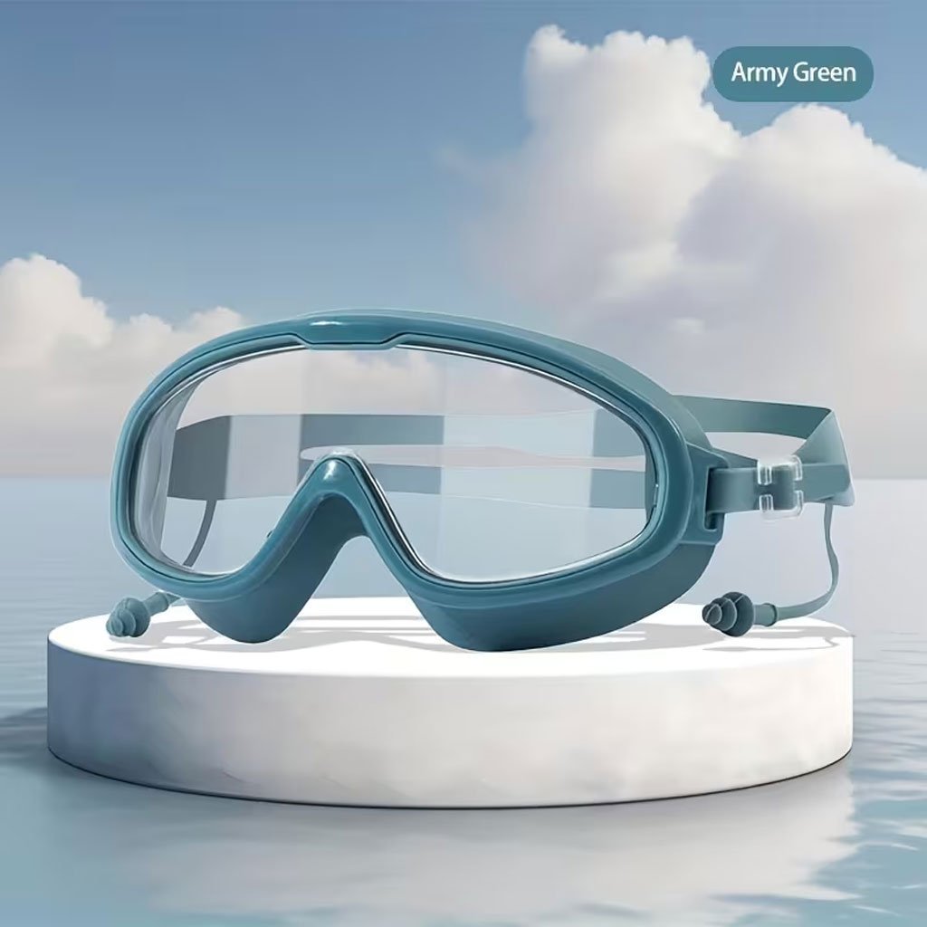 ⁦Lunettes de Natation Anti-Buée et Protection UV400 - نظارات سباحة احترافية مضادة للضباب والأشعة فوق البنفسجية برؤية 180درجة⁩ - الصورة ⁦6⁩