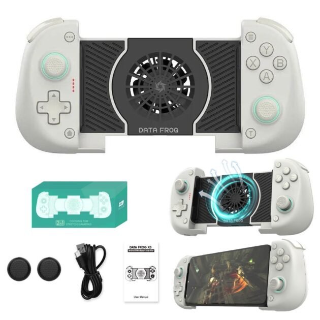 Manette pour smartphone DATA FROG X3 Bluetooth avec Ventilateur de Refroidissement - وحدة تحكم مع مبرد مدمج