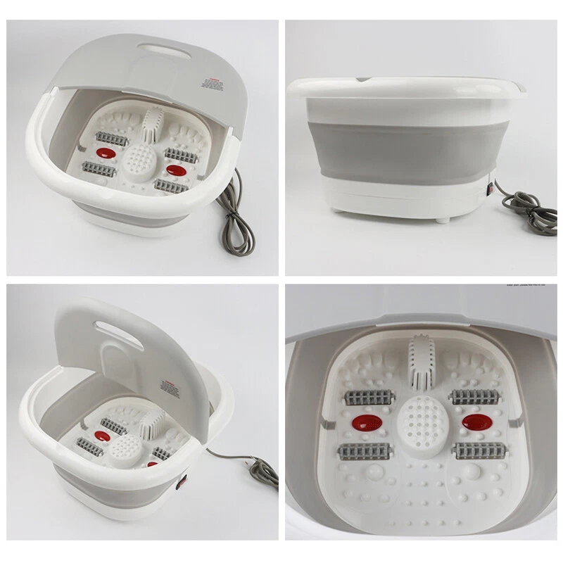 Masseur pour Pieds Pliable Hydromassant et Chauffant avec Rouleaux Shiatsu - جهاز مساج وتدليك القدمين المطور القابل للطي مع خاصية التسخين والفقاعات - الصورة 13