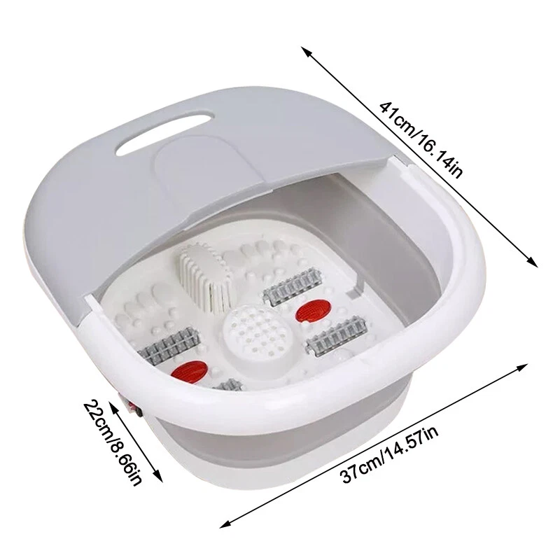 Masseur pour Pieds Pliable Hydromassant et Chauffant avec Rouleaux Shiatsu - جهاز مساج وتدليك القدمين المطور القابل للطي مع خاصية التسخين والفقاعات - الصورة 15