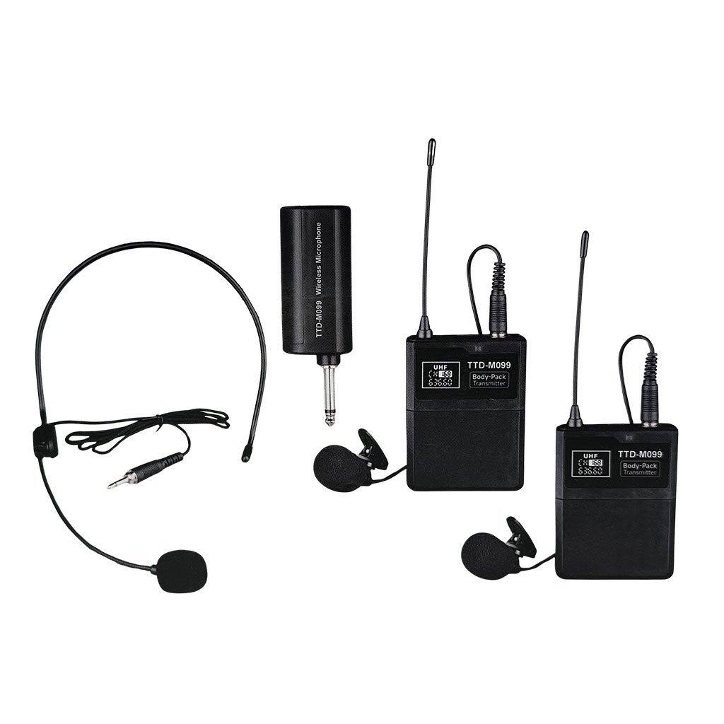 ⁦Microphone UHF Sans Fil Rechargeable TTD-M099 - ميكروفون لاسلكي قابل للشحن⁩ - الصورة ⁦3⁩