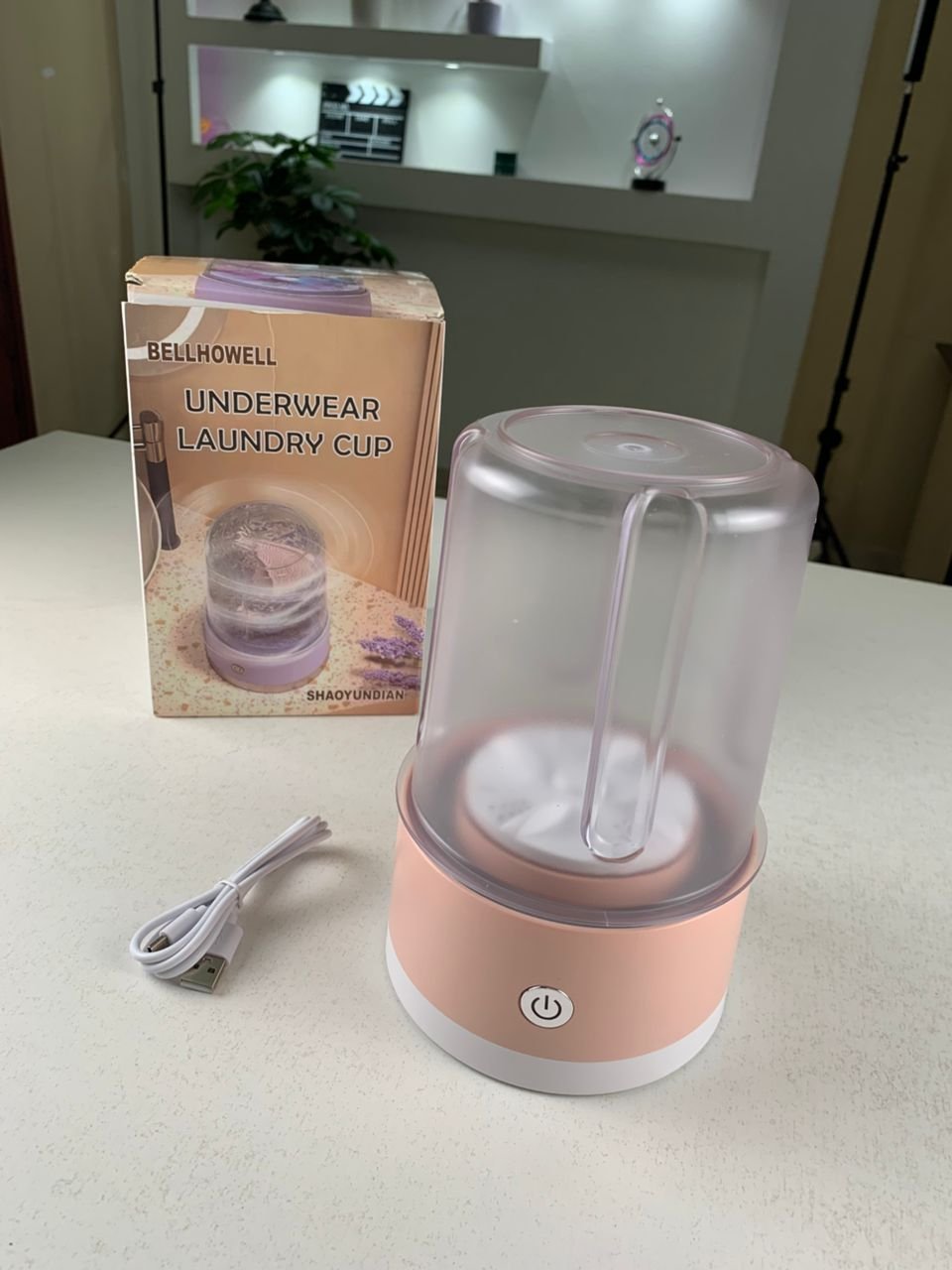 ⁦Mini-machine à laver portable rechargeable pour sous-vêtements – غسالة ملابس داخلية محمولة⁩ - الصورة ⁦2⁩