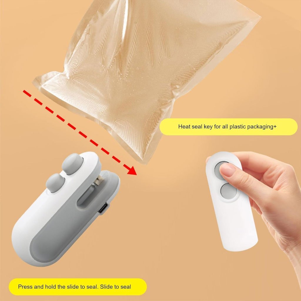Mini Machine De Scellage Sacs Rechargeable USB - الصورة 12