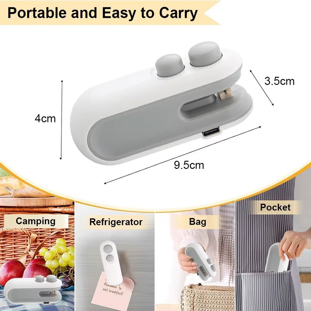 Mini Machine De Scellage Sacs Rechargeable USB - الصورة 4