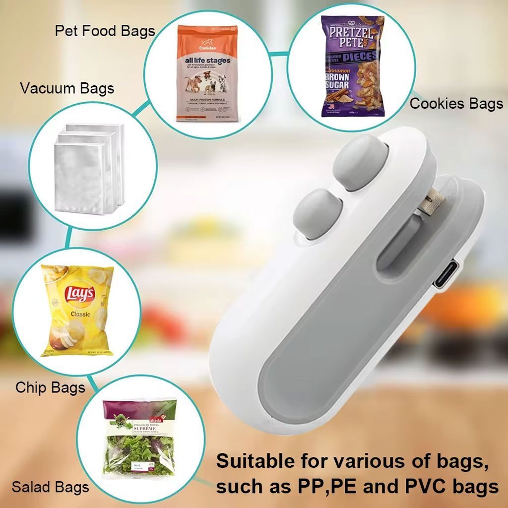 Mini Machine De Scellage Sacs Rechargeable USB - الصورة 8