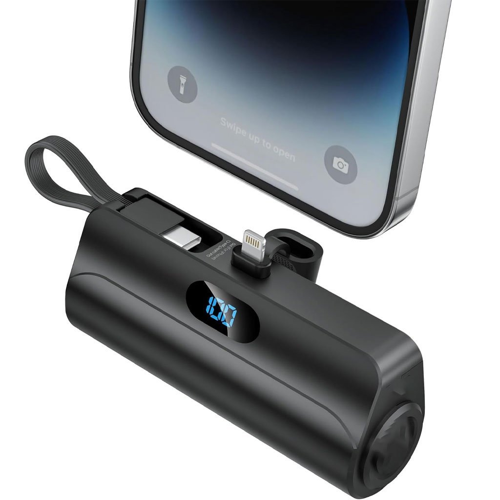 Mini Power Bank Portable Anker 10W 5000mAh avec Connecteur Direct - باور بانك مصغر ومحمول