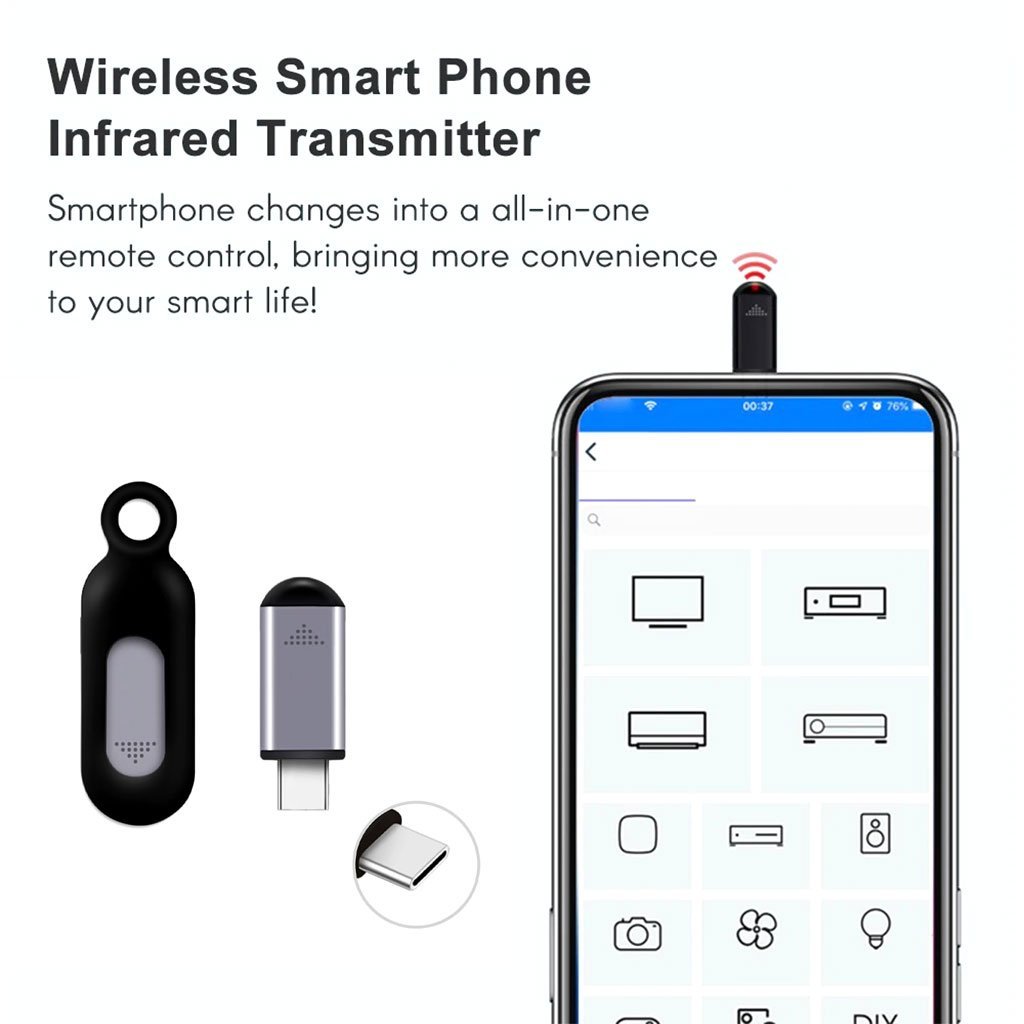 ⁦Mini Télécommande Smart infrarouge universel pour Smartphone – أداة للتحكم بالأجهزة الكهرومنزلية عن بعد⁩ - الصورة ⁦2⁩