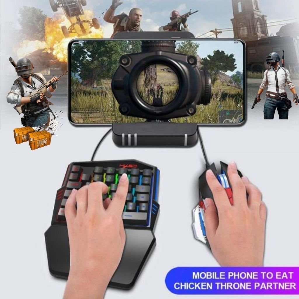 Mix Pro Clavier Souris 4en1 Pour smartphone Gaming PUBG-Fortnite - الصورة 3