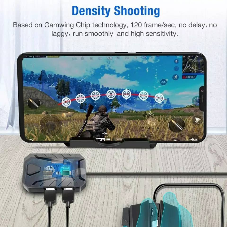 Mix Pro Clavier Souris 4en1 Pour smartphone Gaming PUBG-Fortnite - الصورة 6