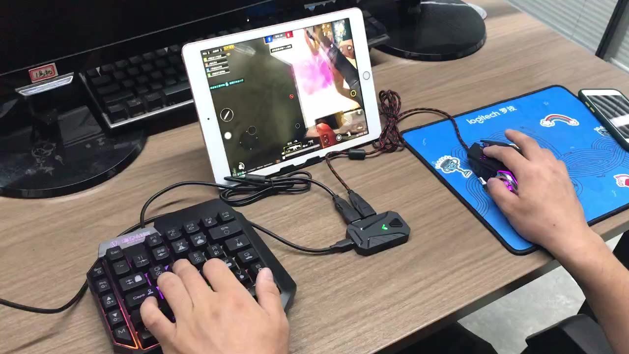 Mix Pro Clavier Souris 4en1 Pour smartphone Gaming PUBG-Fortnite - الصورة 8