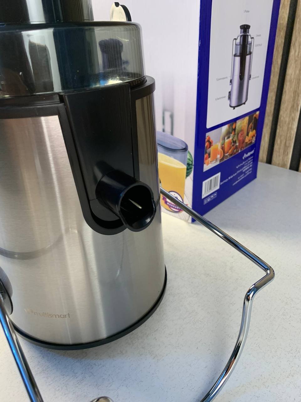 Multismart Extracteur de jus électrique 250 W à 2 vitesses pour fruits et légumes - عصارة فواكه - الصورة 12