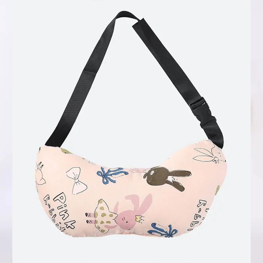 Oreiller de voyage et Sécurité pour enfant et adulte, support de tête en forme de H - الصورة 10