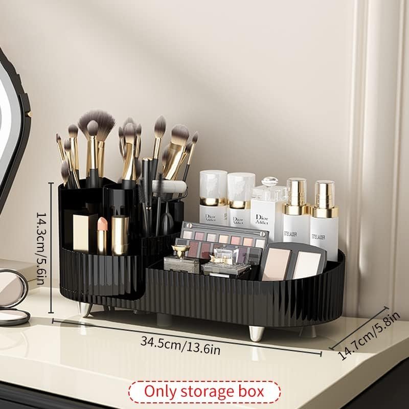 Organisateur de Maquillage Rotatif à 360° Deux Zones - منظم المكياج والأدوات الدوار 360 درجة - الصورة 6