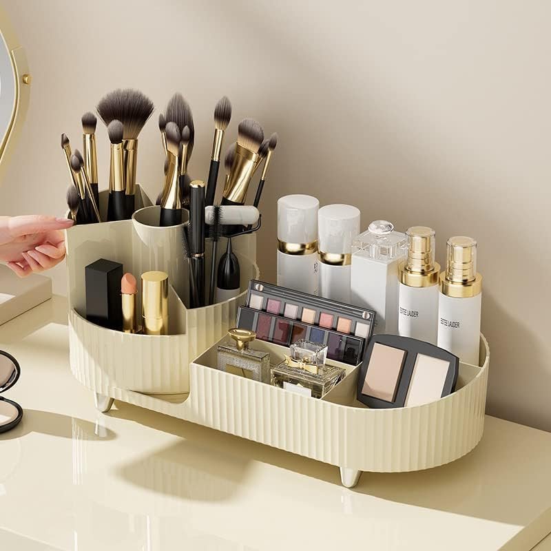 Organisateur de Maquillage Rotatif à 360° Deux Zones - منظم المكياج والأدوات الدوار 360 درجة - الصورة 9