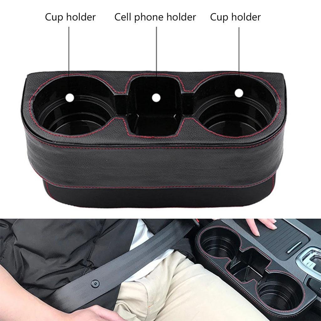 Organisateur de remplissage d’espace de voiture avec porte-gobelet - الصورة 4