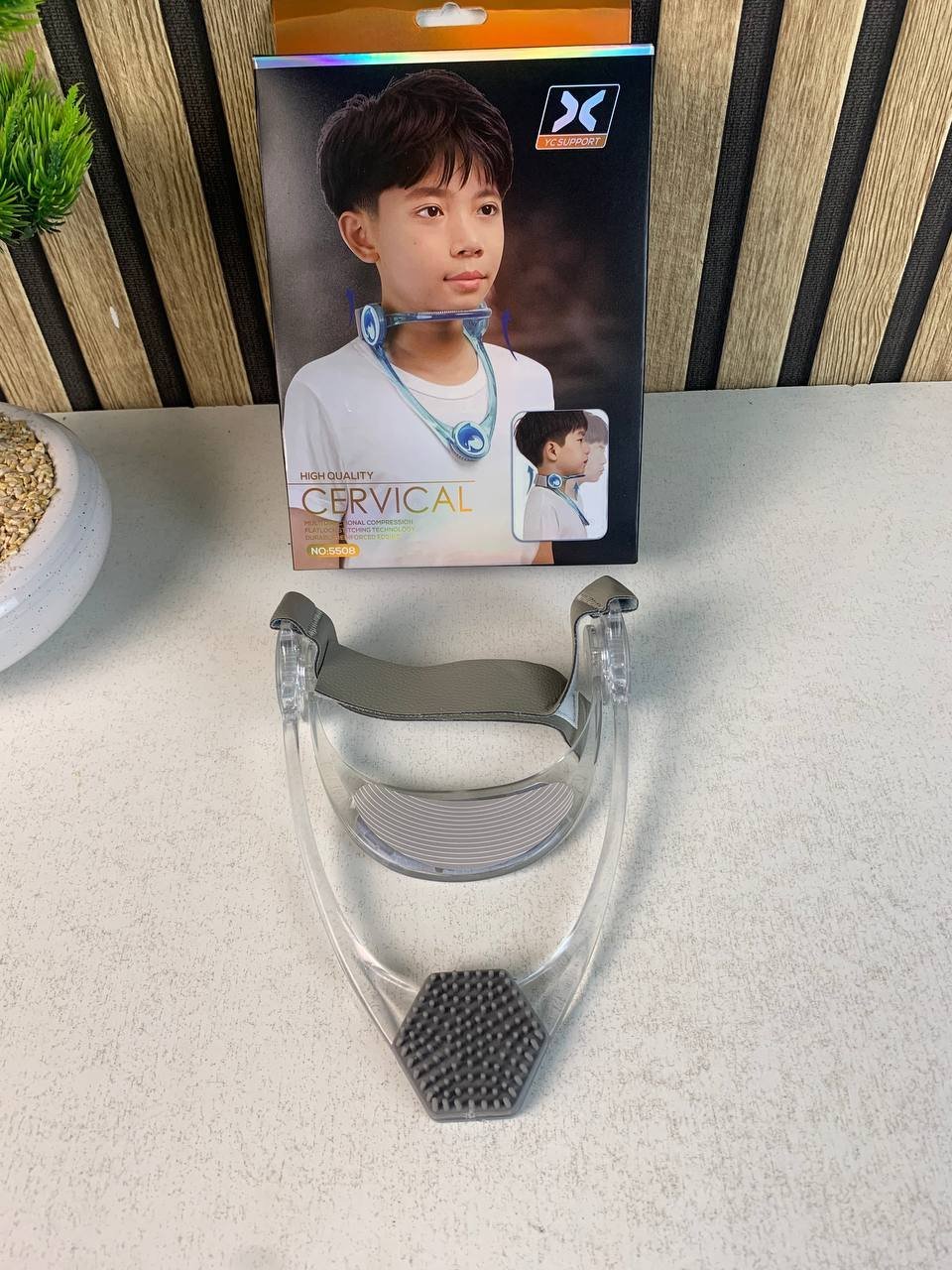 ⁦Orthèse cervicale et stabilisateur de cou ajustable pour enfants et adultes - دعامة عنق للكبار والصغار⁩ - الصورة ⁦13⁩
