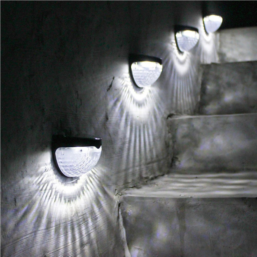 ⁦Pack 4 Lampes solaires pour clôture imperméable IP65 – مصابيح الإنارة الخارجية⁩ - الصورة ⁦4⁩
