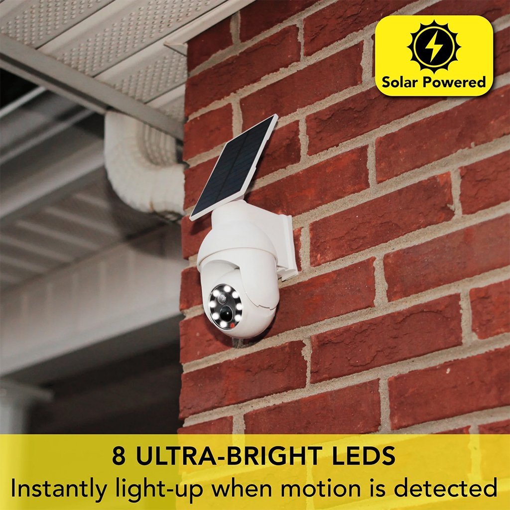 ⁦PACK X2 Fausse caméra et lampe solaire à détecteur de mouvement – مصباح ليلي على شكل كاميرة⁩ - الصورة ⁦2⁩