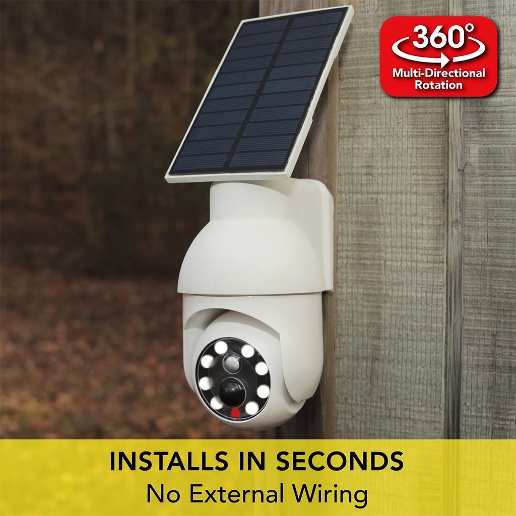 ⁦PACK X2 Fausse caméra et lampe solaire à détecteur de mouvement – مصباح ليلي على شكل كاميرة⁩ - الصورة ⁦3⁩