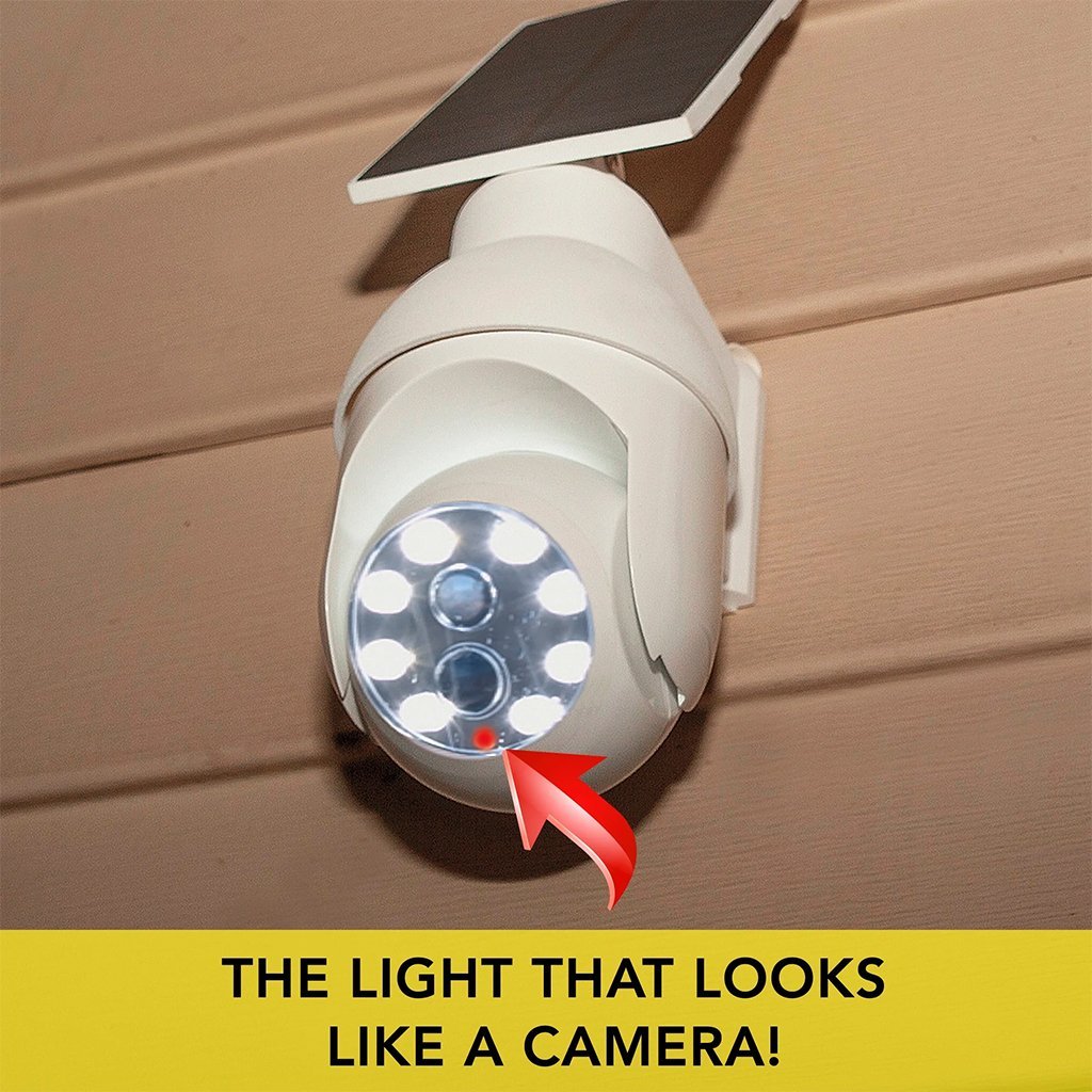 ⁦PACK X2 Fausse caméra et lampe solaire à détecteur de mouvement – مصباح ليلي على شكل كاميرة⁩ - الصورة ⁦9⁩
