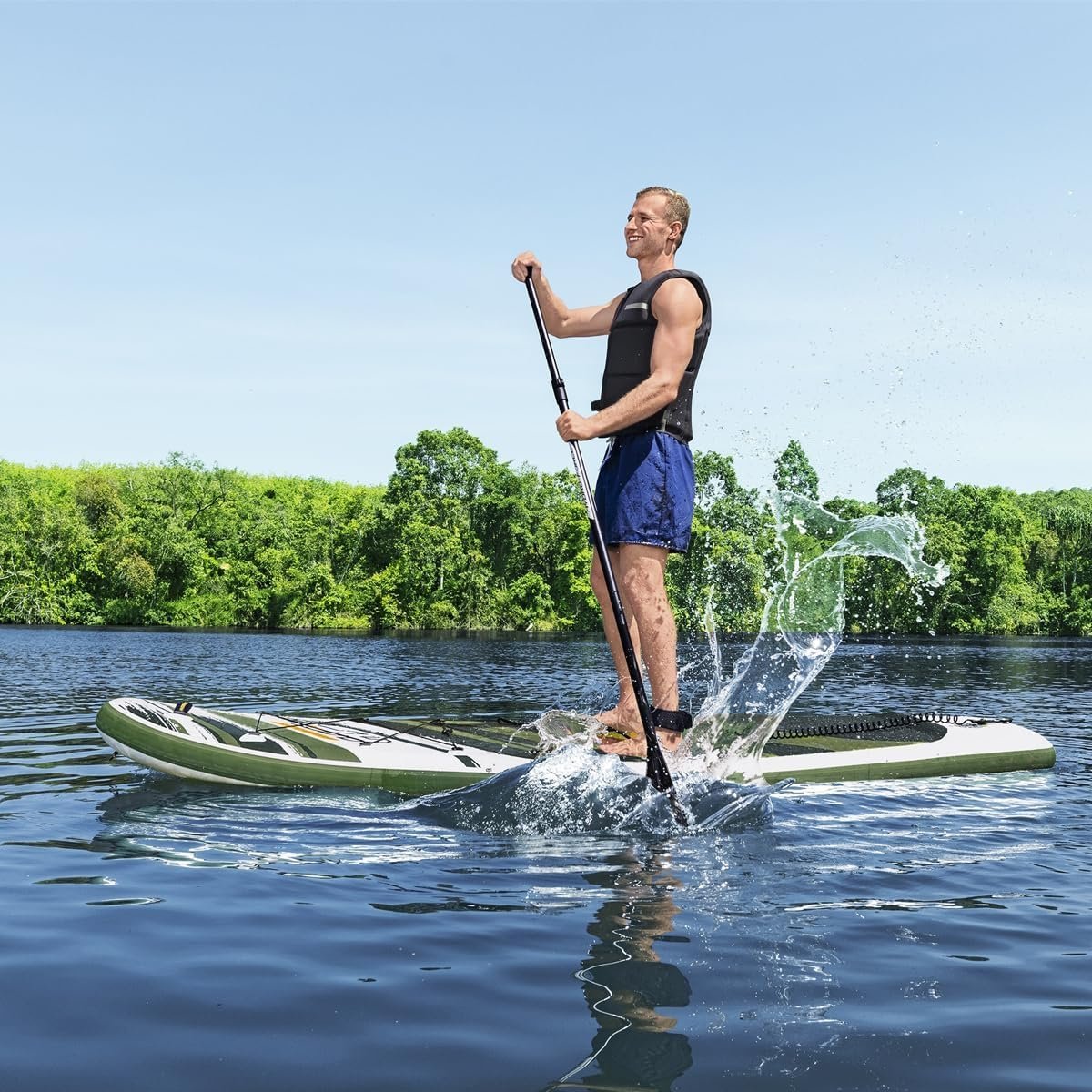 ⁦Paddle Gonflable Hydro-Force 310x86cm Bestway 65308 - لوح التجديف والموج القابل للنفخ⁩ - الصورة ⁦4⁩