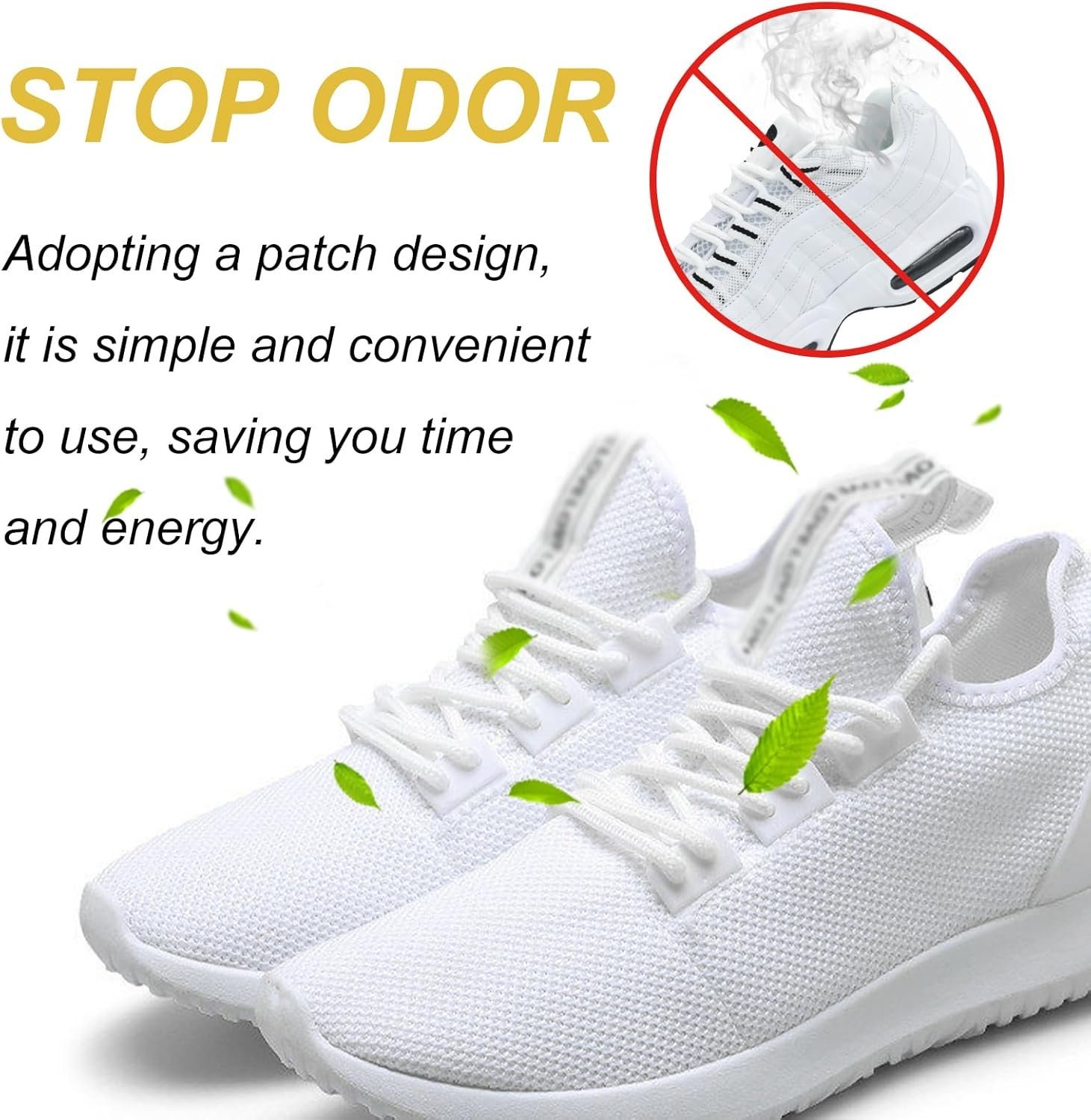 Patchs Déodorants et Anti-Humidité pour Chaussures 12Pcs - لاصقات العناية بالأحذية برائحة عطرة (طقم 12 قطعة) - الصورة 5