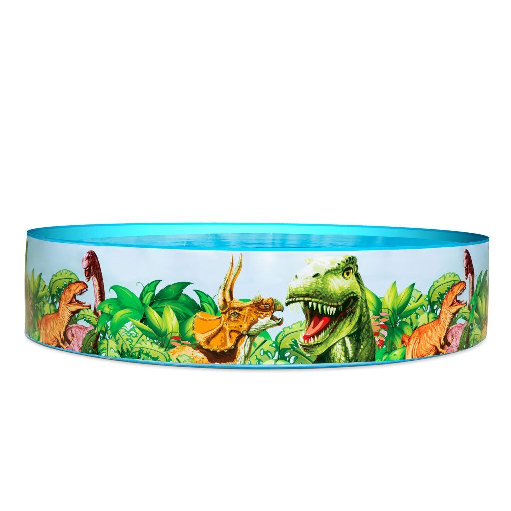 Piscine Dinosaure Ronde en Vinyle et PVC 244x46cm - الصورة 2