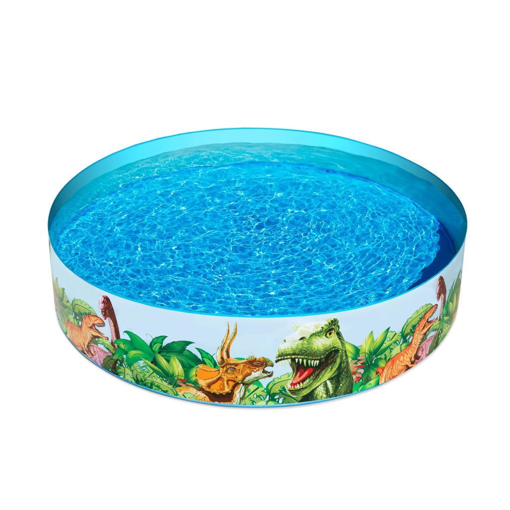 Piscine Dinosaure Ronde en Vinyle et PVC 244x46cm - الصورة 3