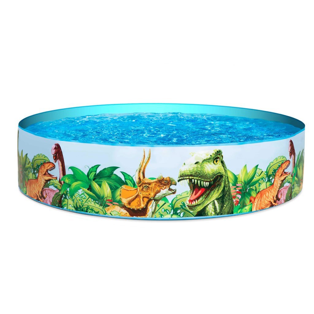 Piscine Dinosaure Ronde en Vinyle et PVC 244x46cm - الصورة 6