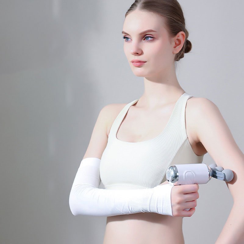 Pistolet de massage pour soulager la douleur 6 vitesses 5 têtes LM-810T - جهاز تدليك بعدة رِؤوس - الصورة 3