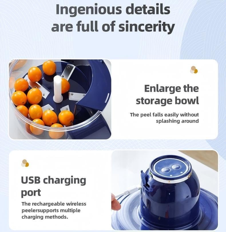⁦Éplucheur Électrique Innovant pour Fruits et Légumes - مقشرة الفواكه والخضروات⁩ - الصورة ⁦10⁩