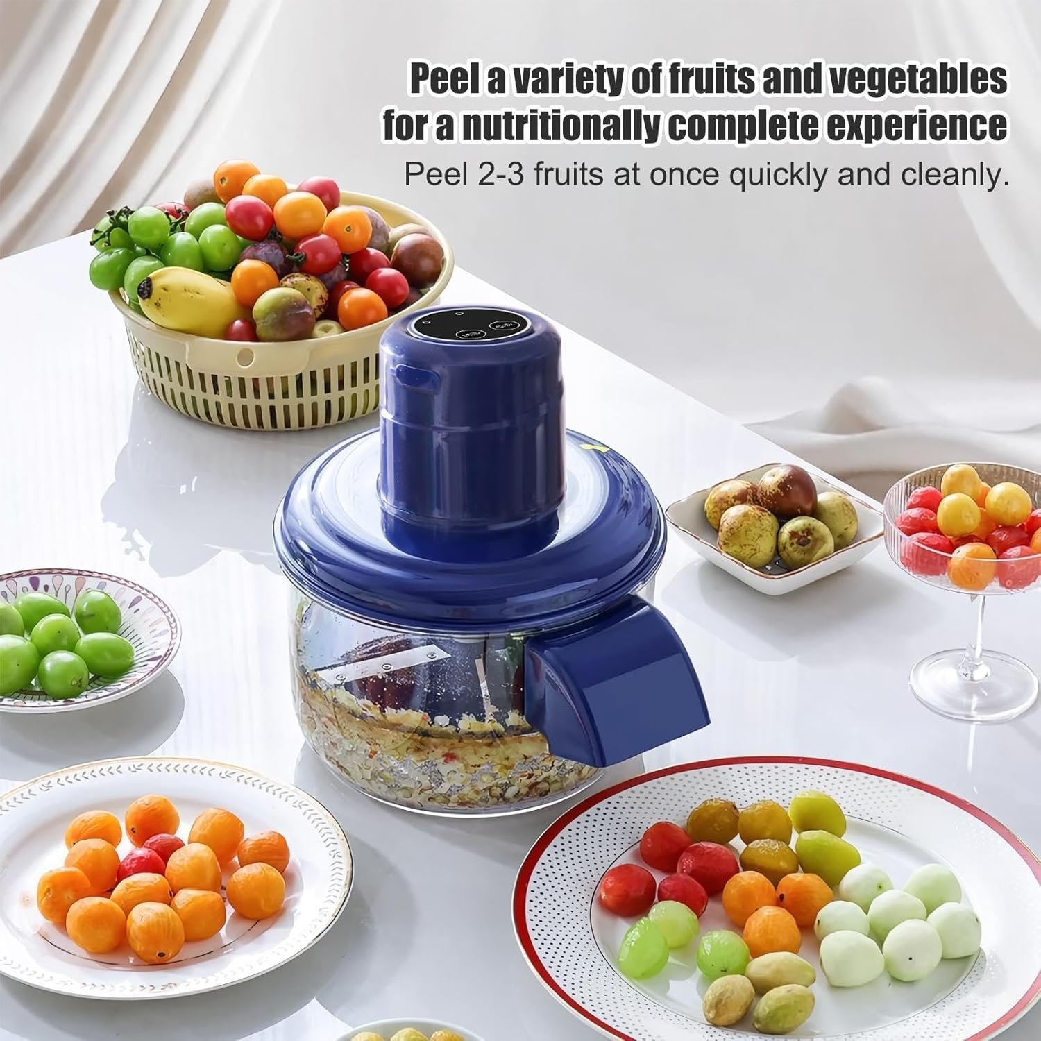 ⁦Éplucheur Électrique Innovant pour Fruits et Légumes - مقشرة الفواكه والخضروات⁩ - الصورة ⁦3⁩