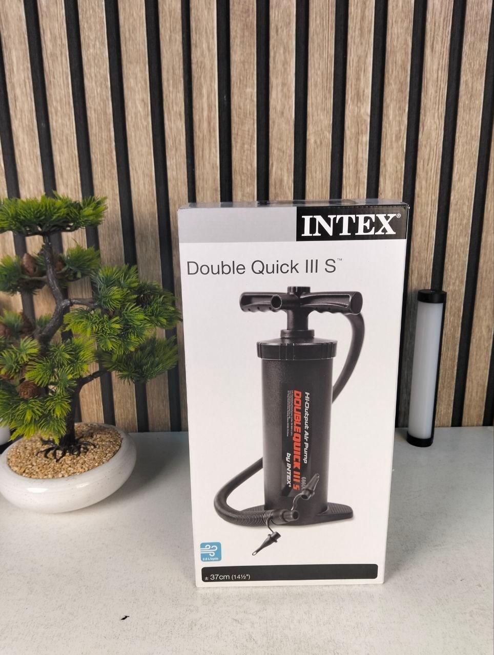 Pompe À Main Double Quick III Hi-Output Intex 68605 Multi-Embouts - مضخة إنتكس اليدوية عالية الكفاءة ذات الضخ المزدوج (37 سم) - الصورة 2